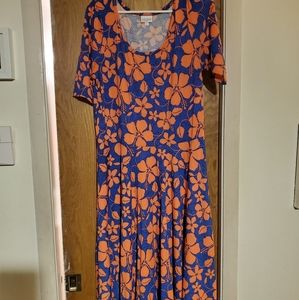 Lularoe Nicole floral swing dress